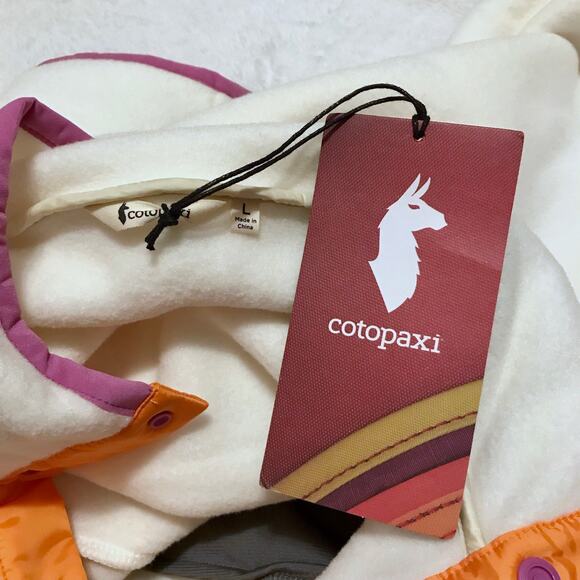 Cotopaxi NWT Ivory Teca Fleece Pullover Jacket Women Various - Picture 8 of 11